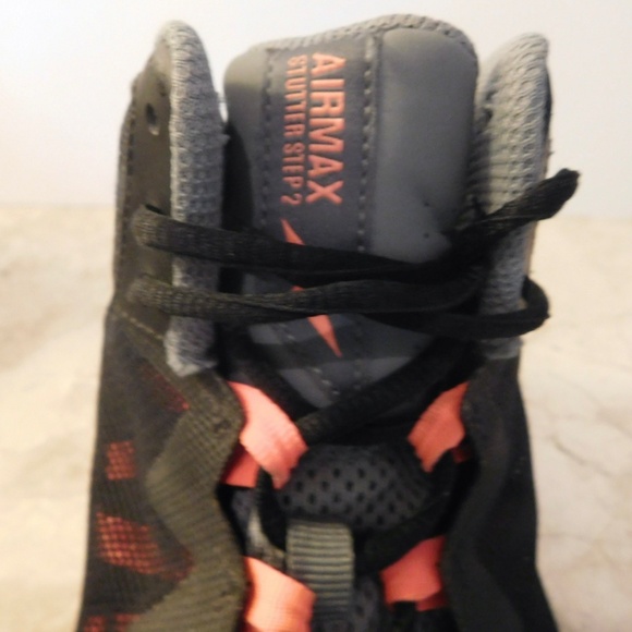 Nike Men's Stutter Step 2 Sneakers Sz 7.5 Black & Orange Air Max 653455-001 - Picture 8 of 8